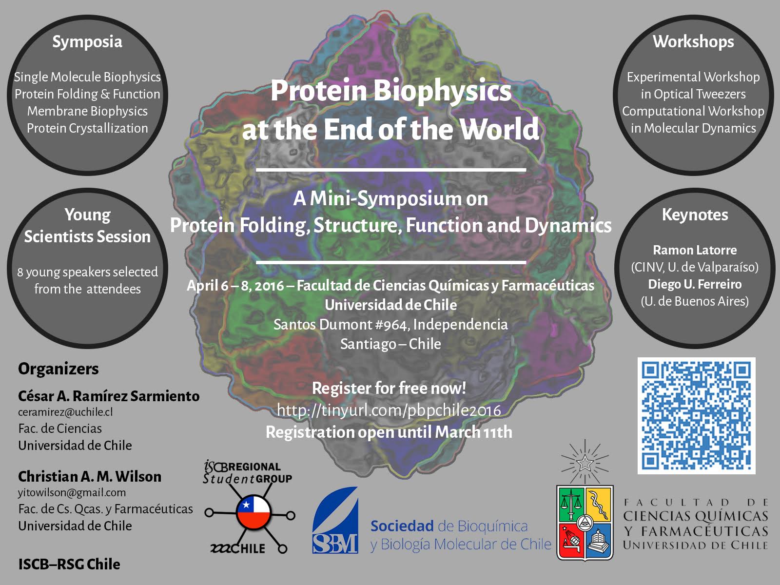 Simposio Protein Biophysics at the End of the World Redbionova
