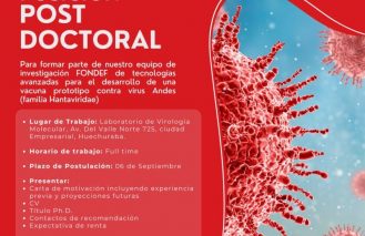 Oportunidad Postdoctoral en Desarrollo de Vacunas – Fundación Ciencia & Vida